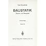 Baustatik. T. 1 von Kurt Hirschfeld