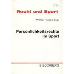 Pers�nlichkeitsrechte im Sport