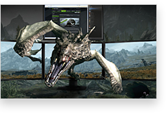 NVIDIA Surround mit bis zu vier Bildschirmen