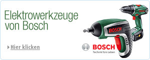 Elektrowerkzeuge Bosch bis zu 30% redziert