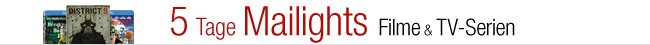 Shopbanner. V384800540  Neue Mai Aktion bei Amazon: “5 Tage Mailights” Blu ray & DVD“