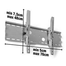 LCD Wandhalterung kippbar 30&deg;, >75 kg, <160 cm