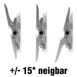 LCD Wandhalterung kippbar 30&deg;, >75 kg, <160 cm