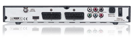 COMAG SL100HD PVRready 2CI, R&uuml;ckseite