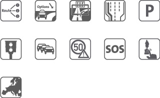 Icons zu den Features