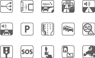 Icons zu den Features