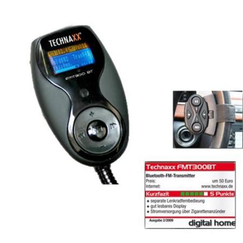 Technaxx FMT 300 BT FM Transmitter und Freisprecheinrichtung