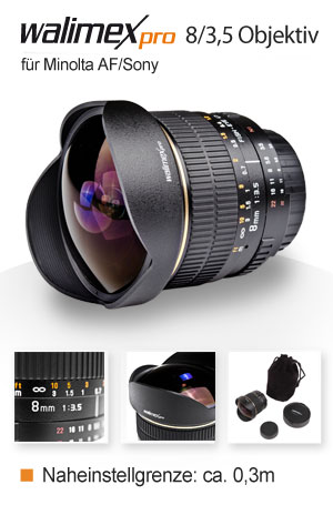 walimex pro 8/3,5 Fish-Eye