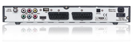 COMAG SL90HD USB 1CI, Rückseite