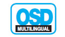 Mehrsprachiges OSD Menü
