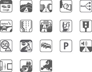 Icons zu den Features