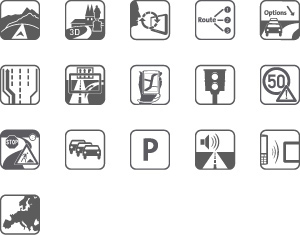Icons zu den Features