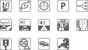 Icons zu den Features