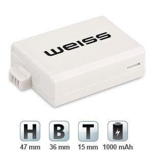 Produktansicht WEISS Akku LP E-5