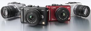 Panasonic Lumix DMC-GF1 Systemkamera titan-silber