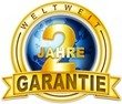 2 Jahre bedingte Herstellergarantie