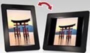 Transcend Photoframe 830 Rotationssensor