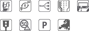 Icons zu den Features