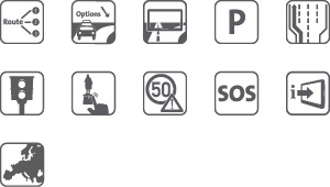 Icons zu den Features