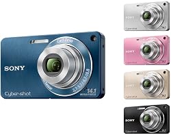 Sony DSC-W350L Digitalkamera blau