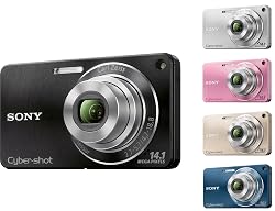 Sony DSC-W350B Digitalkamera schwarz