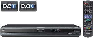 Panasonic DMR-EX93CEGK DVD-Rekorder 250 GB schwarz mit DVB-T- und DVB-C-Tuner