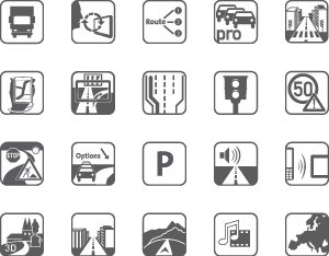 Icons zu den Features