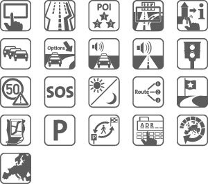 Icons zu den Features