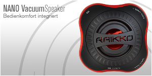 RAIKKO Nano Vacuum Speaker Anwendung