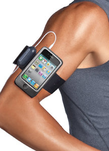 Belkin Apple iPhone 4 FastFit Sportsarmband schwarz