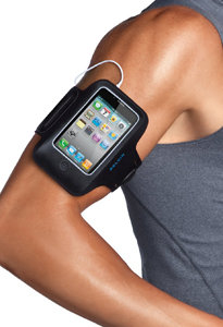 Belkin Apple iPhone 4 DualFit Sportsarmband schwarz