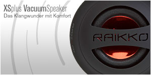RAIKKO XSplus Vacuum Speaker Anwendung
