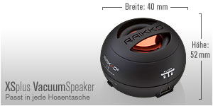 RAIKKO XSplus Vacuum Speaker Abmessungen