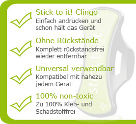 Clingo Mounting Solution Features