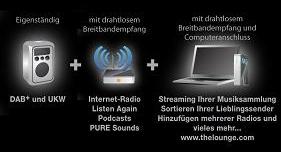 Oasis Flow verwendet f&uuml;r drahtlose Verbindungen mit dem Internet dieselbe WiFi-Technologie wie tragbare Computer