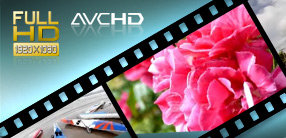 Full-HD-Videoqualit&auml;t im aktuellem AVCHD-Format mit Stereoton