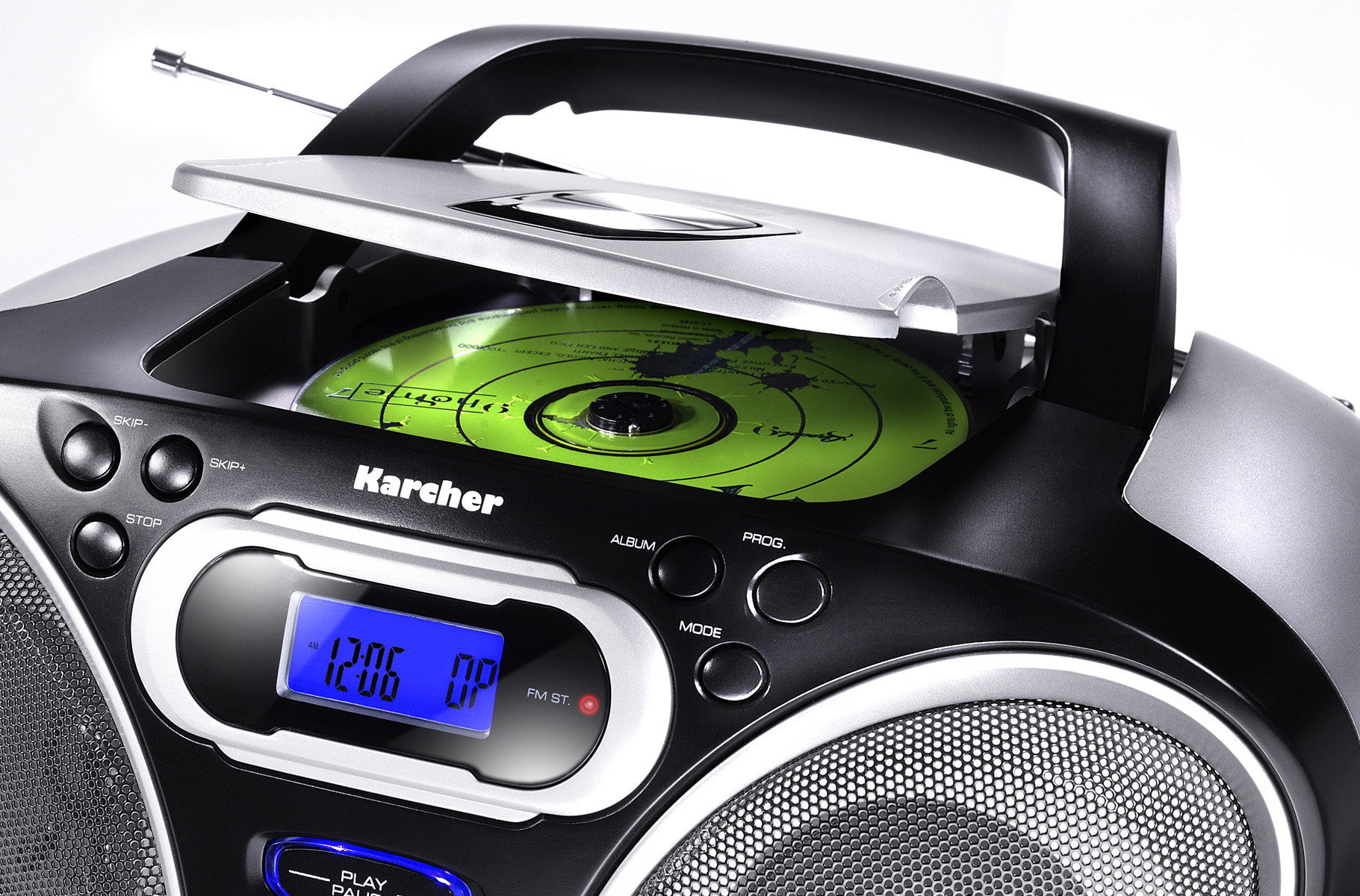 Lettore CD Portatile Con Bluetooth E Radio FM - Boombox Per Musica Da USB, AUX E Dischi, Ideale Per Casa E Esterno - Foto 11