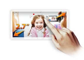 6,9 cm (2.7 Zoll) Touchscreen