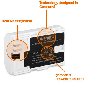 Akku f&uuml;r Canon LP-E6