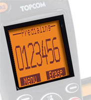 LCD-Display am Mobiltelefon