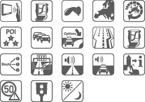 Icons zu den Features