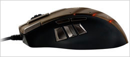 Linke Seitenansicht der World of Warcraft: Cataclysm&trade; MMO Gaming Maus