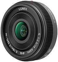 Panasonic H-H014E Pancake-Objektiv Lumix G F2,5/ 14 mm (28 mm KB) schwarz