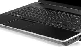 Touchpad und Tastatur