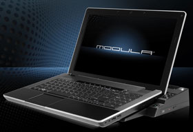 Notebook mit Hintergrund