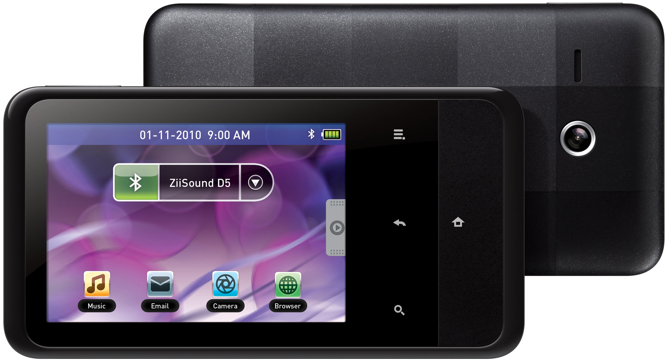 Creative Zen Touch 2 MP3/VideoPlayer 8 GB (8,1 cm (3,2 Zoll) Touchscreen, GPS, Android OS