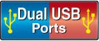 Zwei USB-Ports
