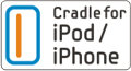 Cradle for iPod, iPhone