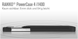 RAIKKO PowerCase 4 i1400 Gr&ouml;&szlig;e & Haptik