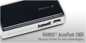 RAIKKO  USB AccuPack 1000